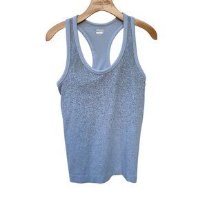 Hind Tank Top Racerback With Built It Sports Bra Gray Activewear Womens Large